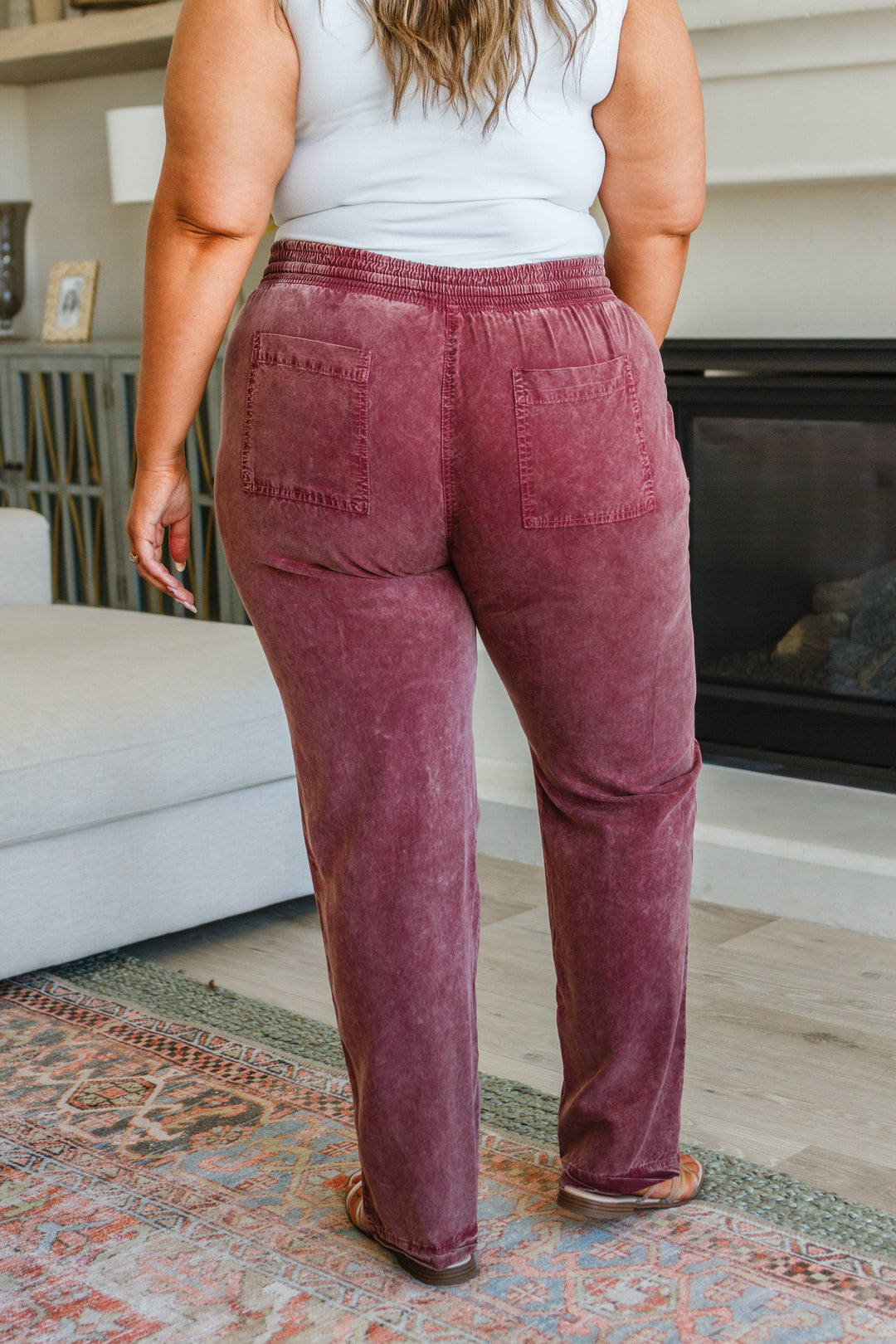 Listen to Me High Rise Mineral Wash Pants