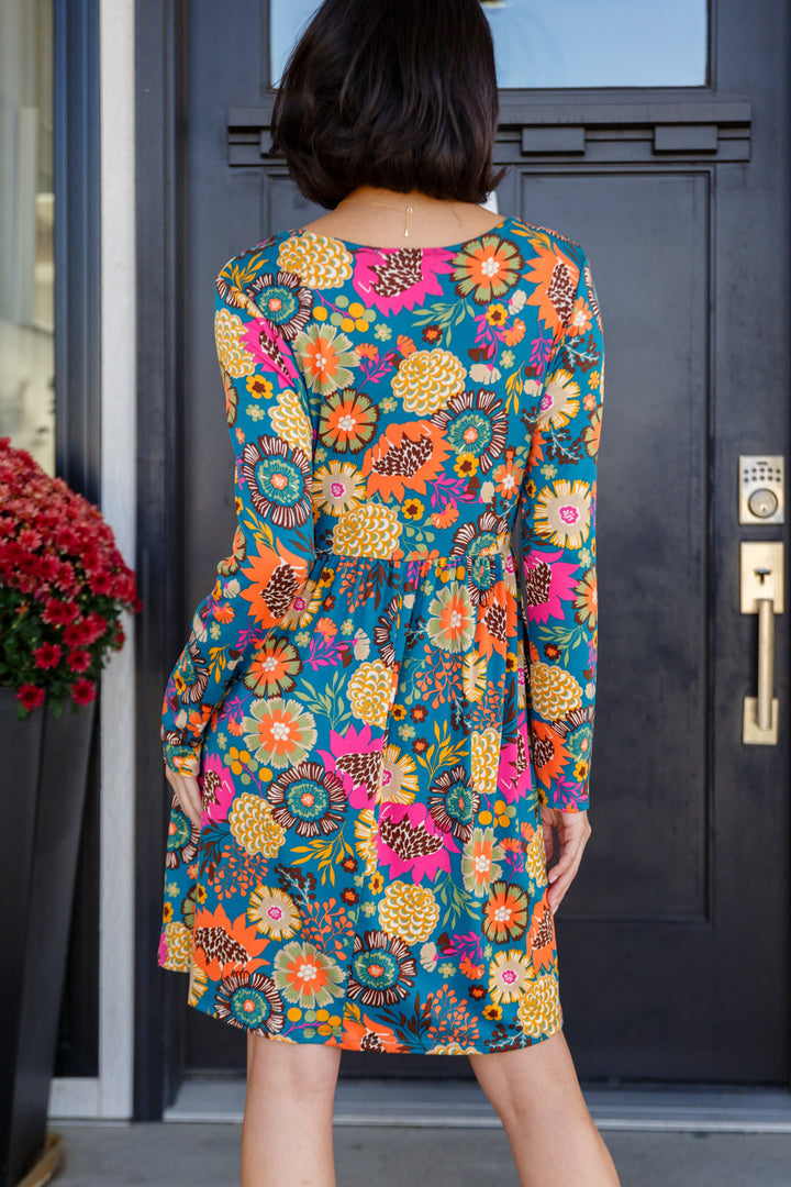Love Me More Floral Midi Dress